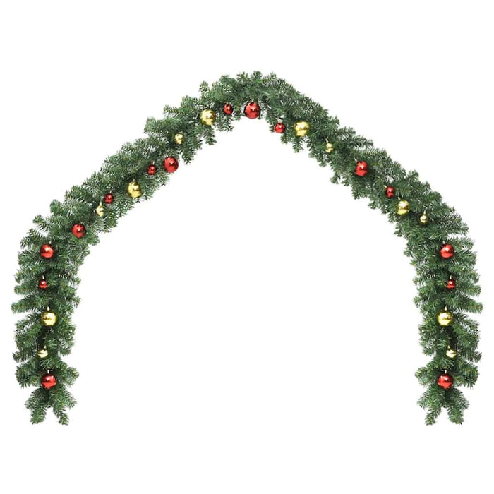 Ghirlanda di Natale con 600 LED 2 pcs Verde PVC