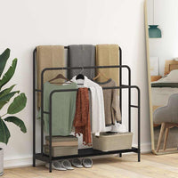 Appendiabiti Rovere nero 90 x 30 x 100.5 cm Legno multistrato 879941