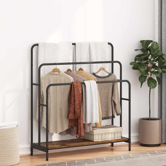 Appendiabiti Legno vecchio 90 x 30 x 100.5 cm Legno multistrato 879945