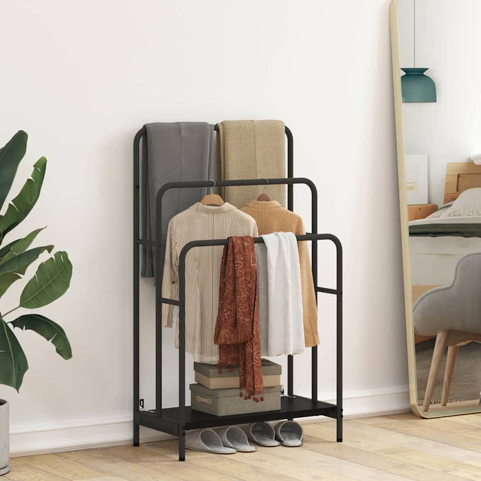 Appendiabiti Rovere nero 60 x 30 x 100.5 cm Legno multistrato 879947