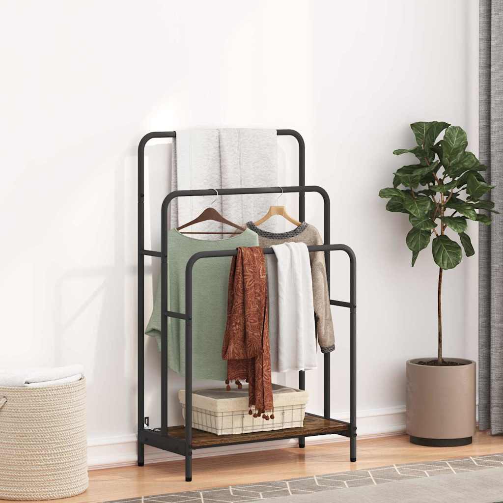 Appendiabiti Rovere fumo 60 x 30 x 100.5 cm Legno multistrato 879949