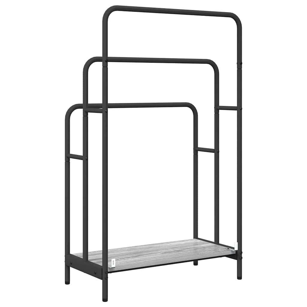 Appendiabiti Grigio sonoma 60 x 30 x 100.5 cm Legno multistrato 879950