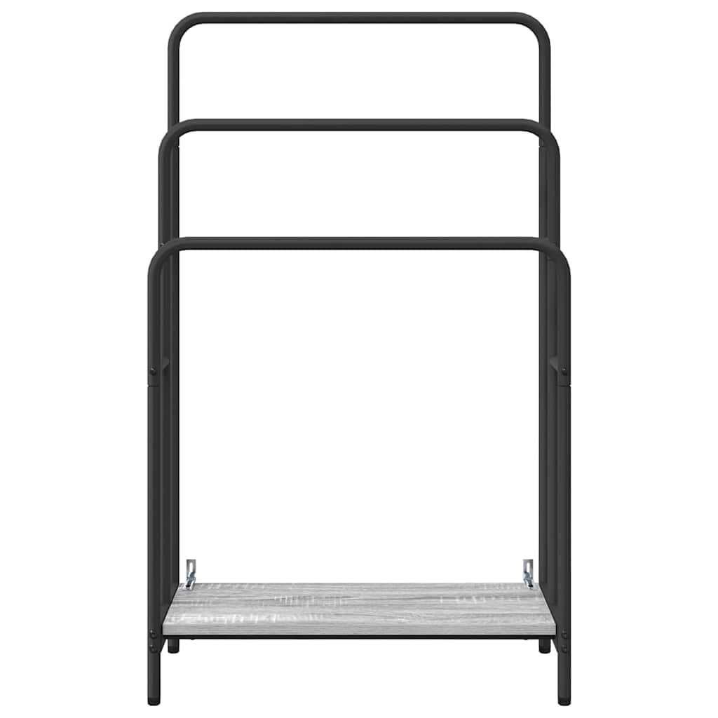 Appendiabiti Grigio sonoma 60 x 30 x 100.5 cm Legno multistrato 879950