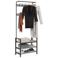 Appendiabiti Grigio sonoma 75 x 34 x 184 cm Legno multistrato 879956