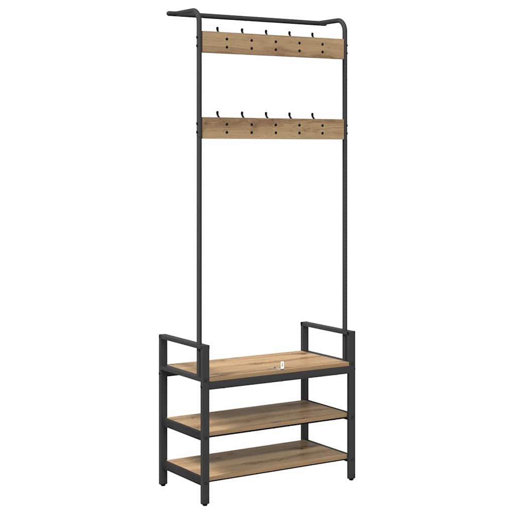 Appendiabiti Altro rovere artigianale 75 x 34 x 184 cm 879958