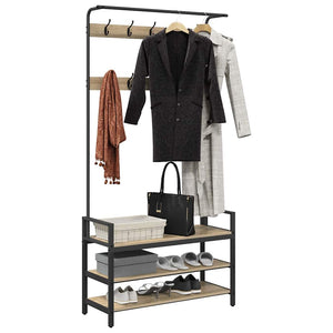 Appendiabiti rovere sonoma 95 x 34 x 184 cm Legno multistrato 879960