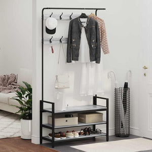 Appendiabiti Grigio sonoma 95 x 34 x 184 cm Legno multistrato 879962