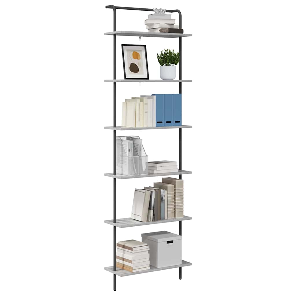 Libreria Grigio sonoma 60 x 24 x 203 cm Legno multistrato 879974