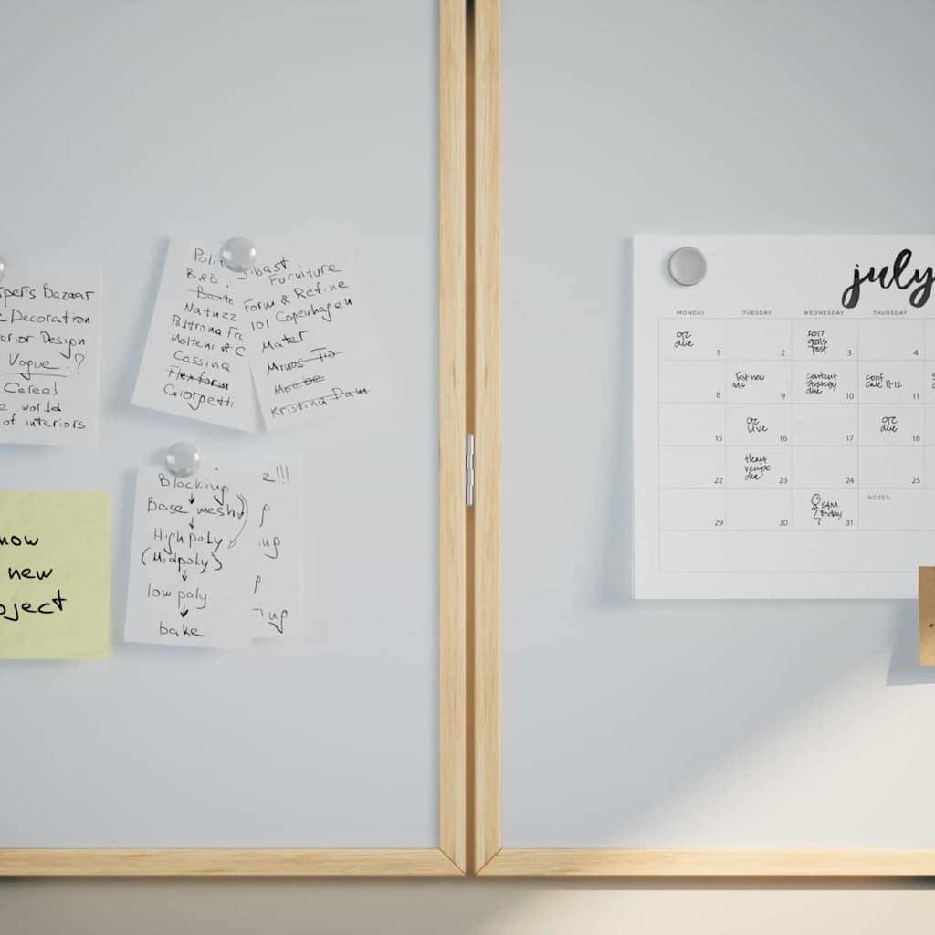 Lavagna bianca magnetica Bianco 80 x 1.4 x 80 cm 42015926