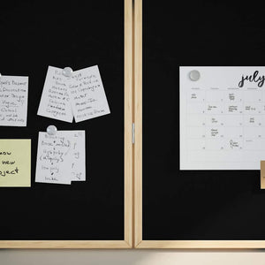 Chalkboard: Lavagna a gessetto Nero 80 x 1.4 x 80 cm 42015928