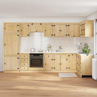 Armadietto con cassetto con lo scaffale con porta Pino massello 3392646