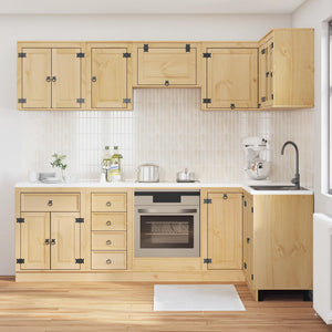 Armadietto con cassetto con porta 10 pcs Miele Pino massello 3392648