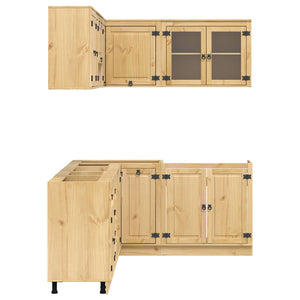 Armadietto con cassetto con porta 10 pcs Miele Pino massello 3392648