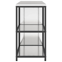 vidaXL Set di Stoccaggio per Cucina 2 pcs Argento 180 x 50 x 92 cm