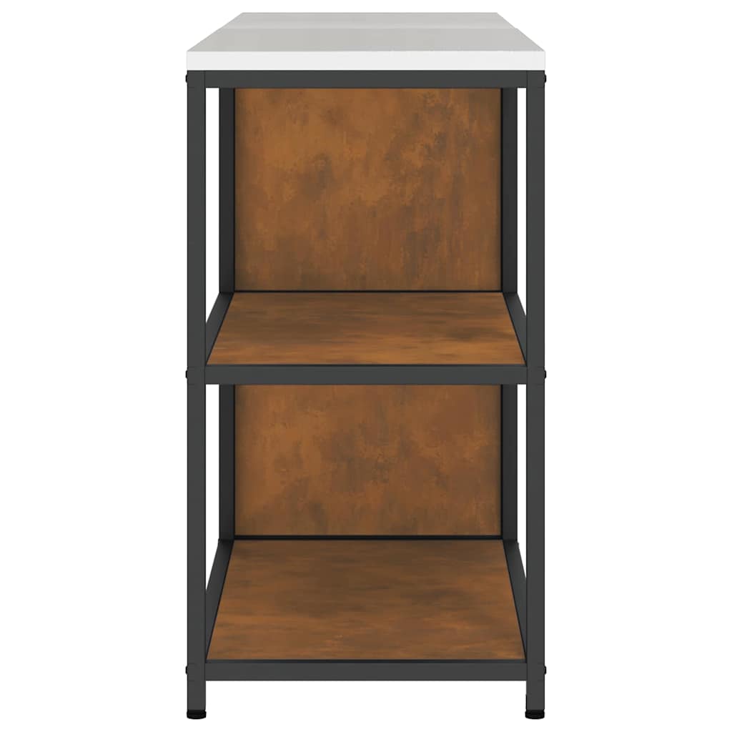 vidaXL Set di Stoccaggio per Cucina 2 pcs Ruggine 180 x 50 x 92 cm