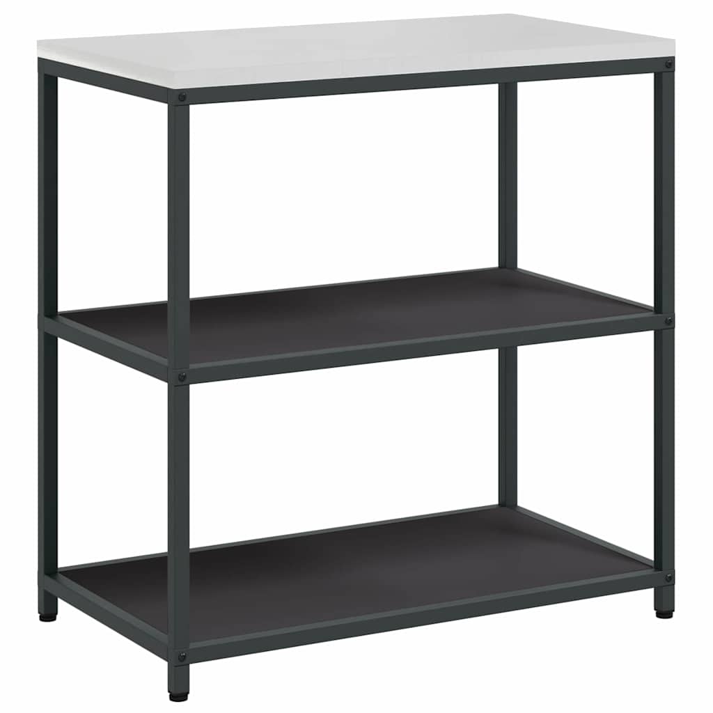 Set di Stoccaggio per Cucina con lo scaffale 2 pz-Armadietto Cucina-Armadietto Cucina Nero 276619