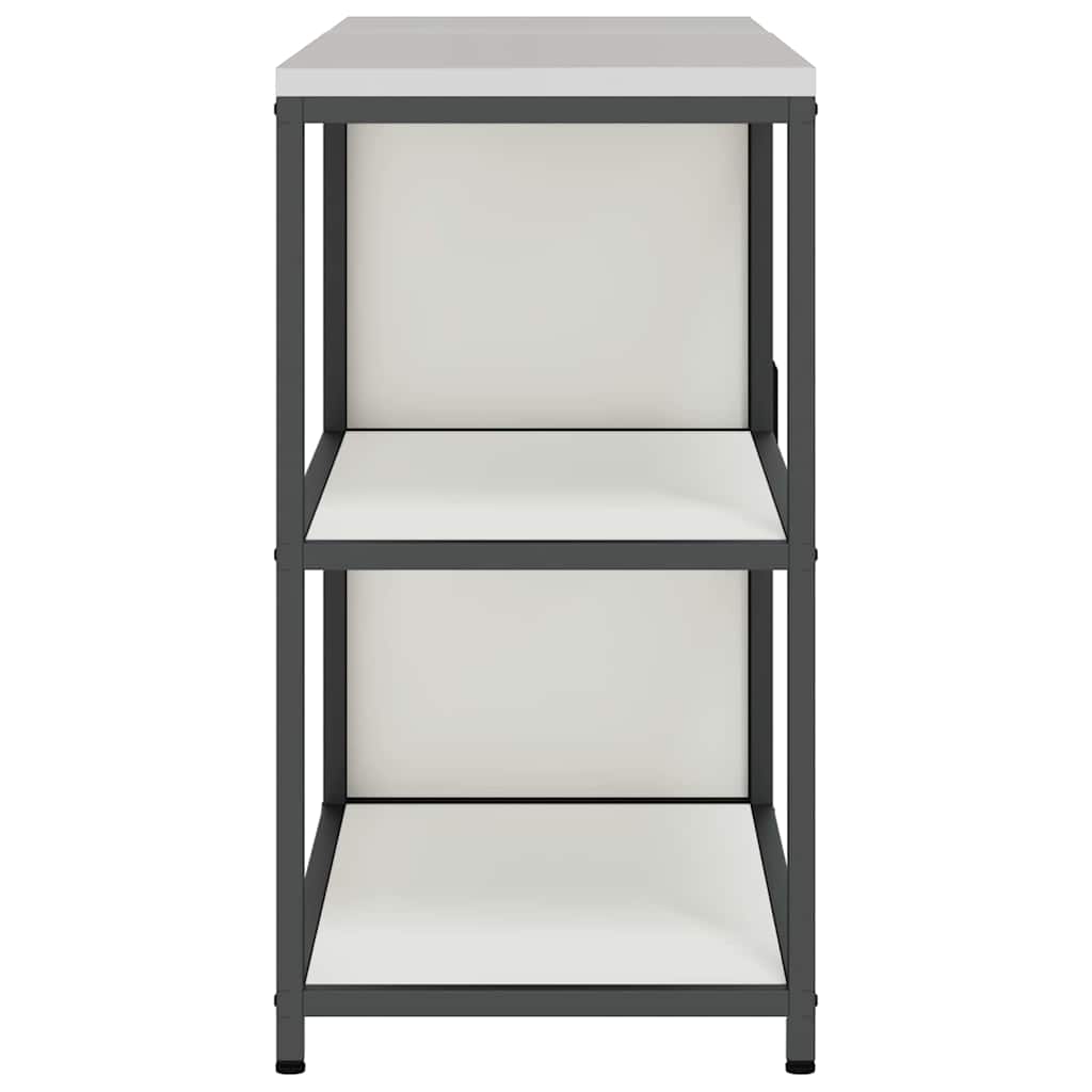 vidaXL Set di Stoccaggio per Cucina 2 pcs Bianco 150 x 50 x 92 cm