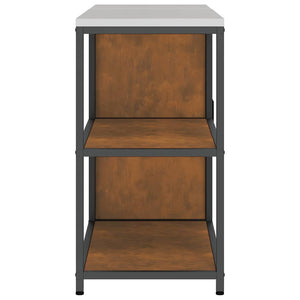 vidaXL Set di Stoccaggio per Cucina 2 pcs Ruggine 150 x 50 x 92 cm