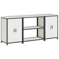 Set di Stoccaggio per Cucina 3 pcs Bianco 210 x 50 x 92 cm 3392667