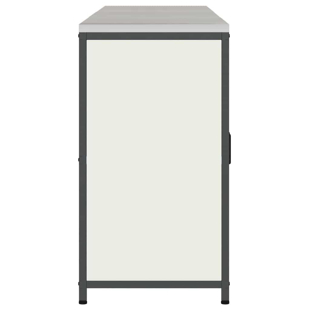 vidaXL Set di Stoccaggio per Cucina 3 pcs Bianco 240 x 50 x 92 cm