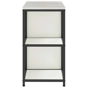 vidaXL Set di Stoccaggio per Cucina 2 pcs Bianco 150 x 50 x 92 cm