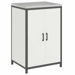 vidaXL Set di Stoccaggio per Cucina 2 pcs Bianco 120 x 50 x 92 cm