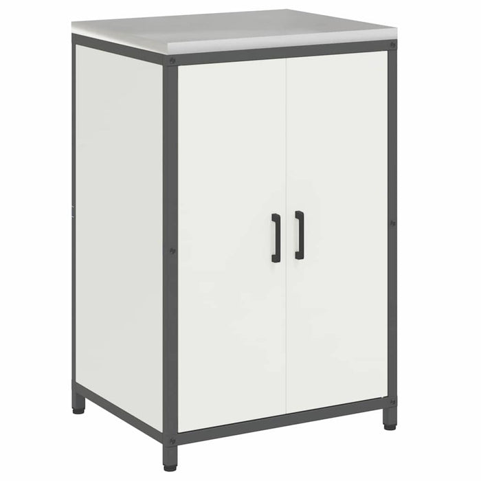 vidaXL Set di Stoccaggio per Cucina 2 pcs Bianco 120 x 50 x 92 cm