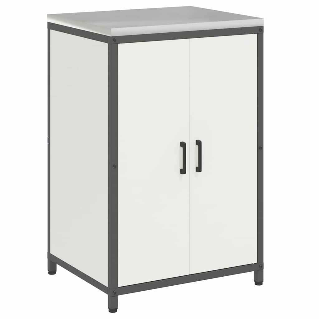 Set di Stoccaggio per Cucina con lo scaffale 2 pz-Armadietto Cucina-Armadietto Cucina Bianco 316043