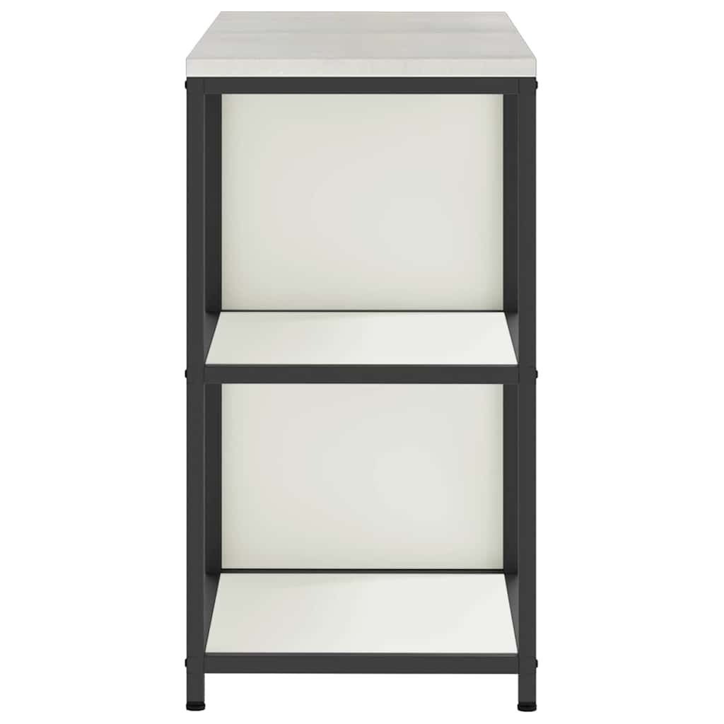 vidaXL Set di Stoccaggio per Cucina 2 pcs Bianco 120 x 50 x 92 cm