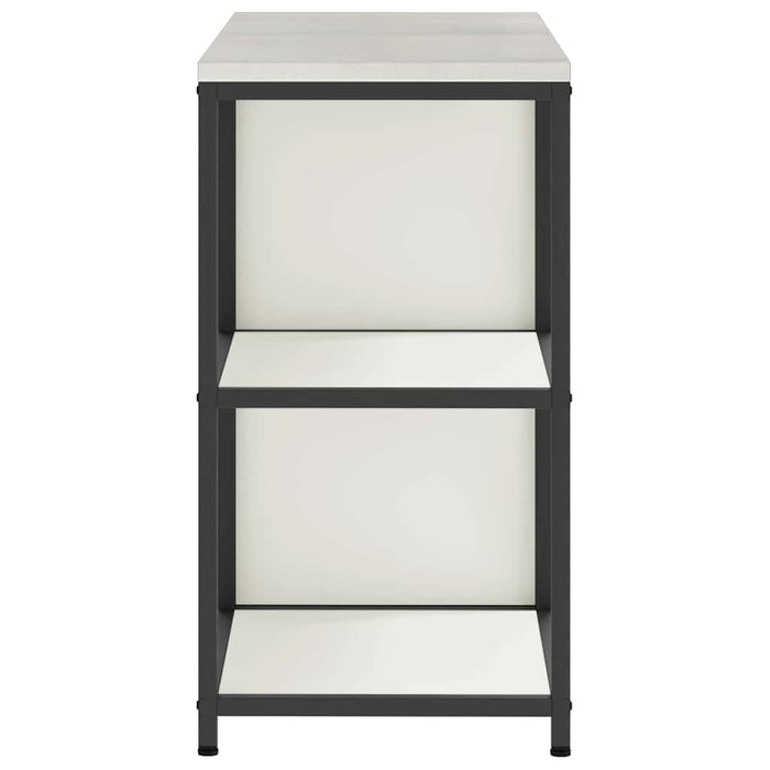 vidaXL Set di Stoccaggio per Cucina 2 pcs Bianco 120 x 50 x 92 cm