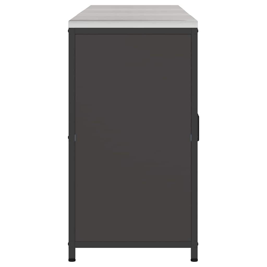 Set di Stoccaggio per Cucina 3 pcs Nero 180 x 50 x 92 cm 3392694