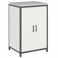 vidaXL Set di Stoccaggio per Cucina 3 pcs Bianco 180 x 50 x 92 cm