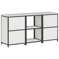 vidaXL Set di Stoccaggio per Cucina 3 pcs Bianco 180 x 50 x 92 cm