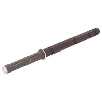 vidaXL Bracket per mensola galleggiante 12 pcs Marrone Ø14 x 210 mm