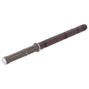 vidaXL Bracket per mensola galleggiante 12 pcs Marrone Ø14 x 210 mm