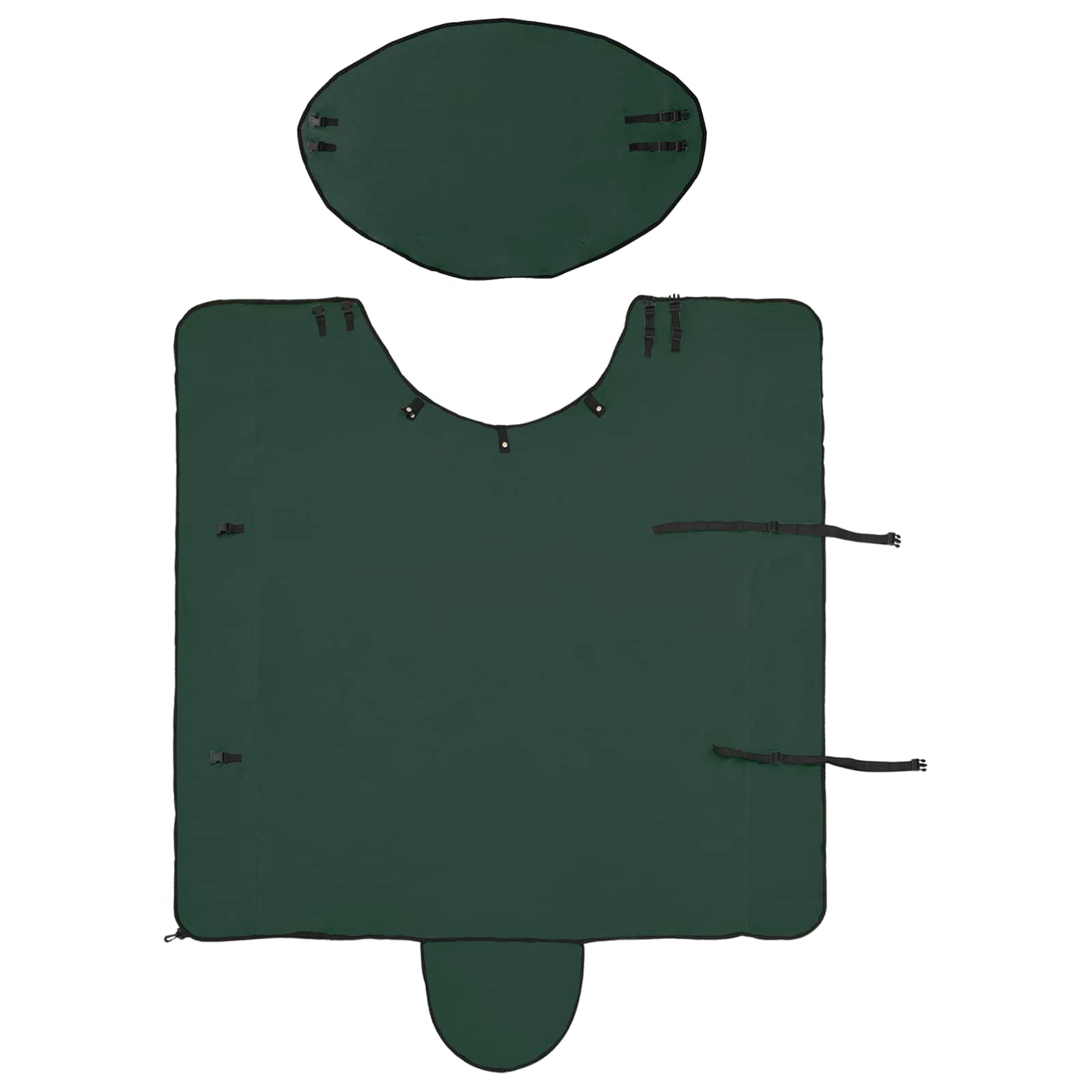 Coperta per Cavalli Verde scuro completo Poliestere 42013283