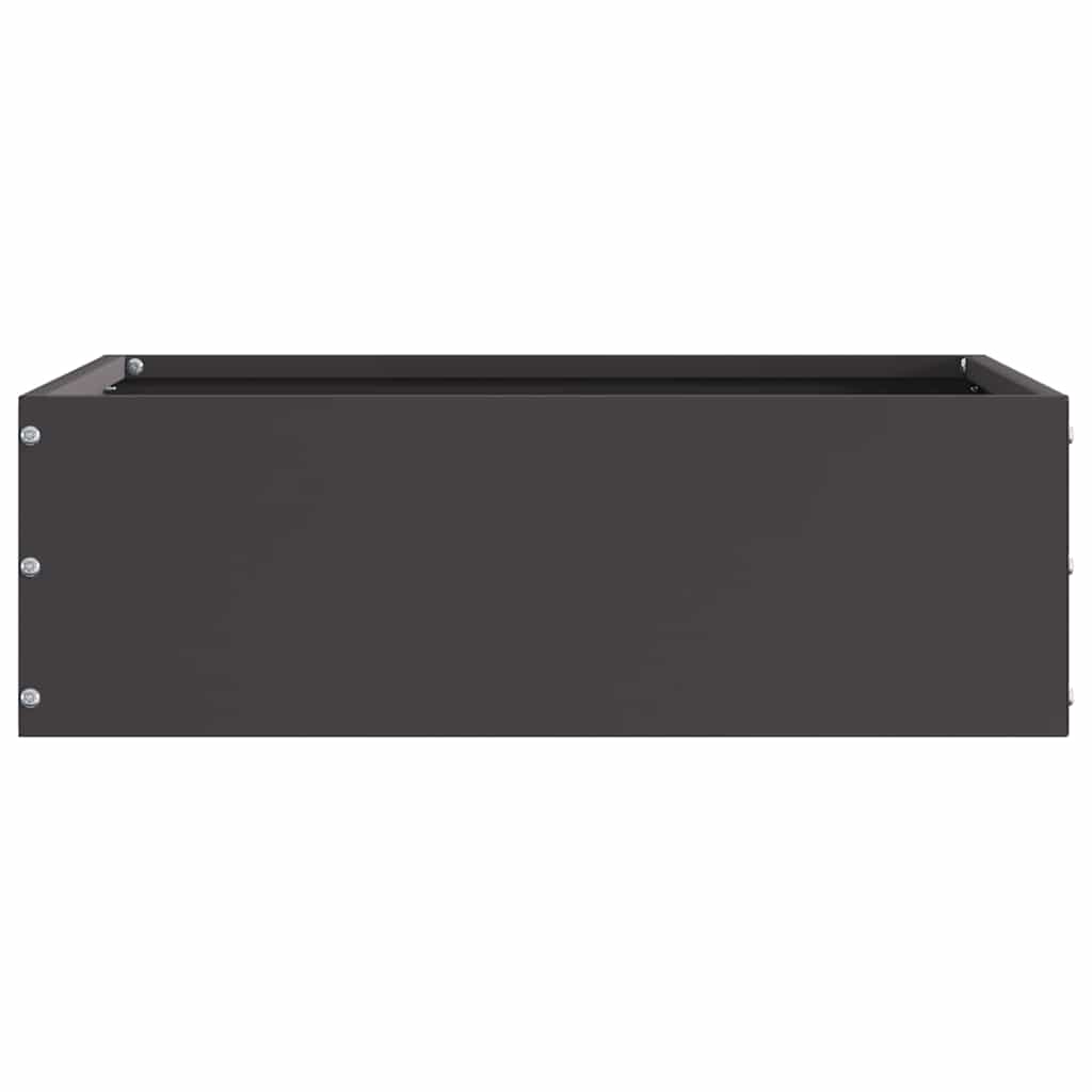 Bordura per Prato Nero 40 x 40 x 13 cm Acciaio 874702