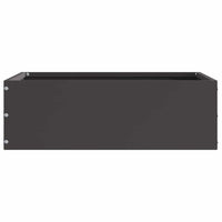 Bordura per Prato Nero 40 x 40 x 13 cm Acciaio 874702