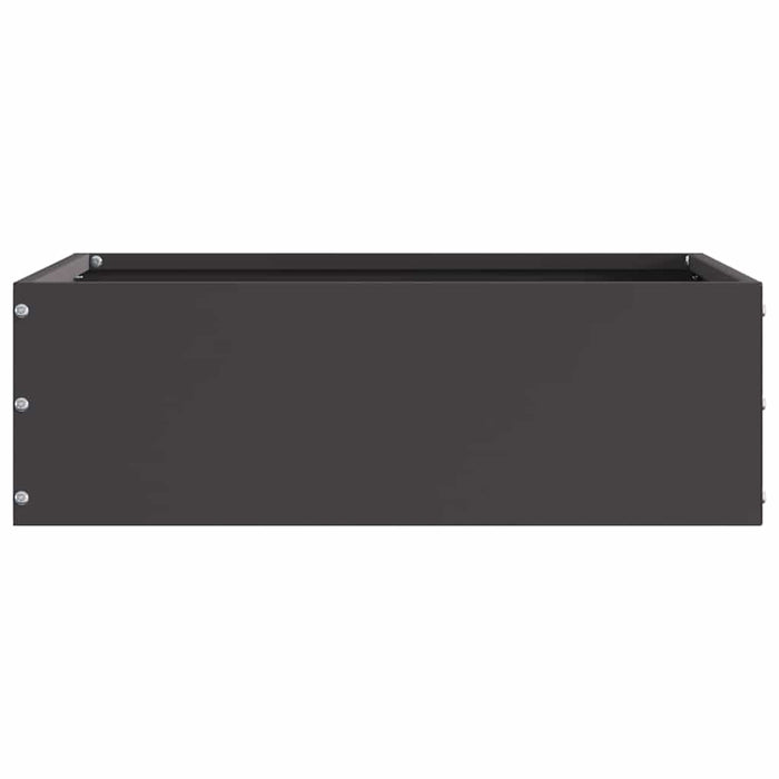 Bordura per Prato Nero 40 x 40 x 13 cm Acciaio 874702