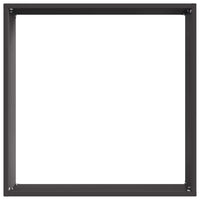 Bordura per Prato Nero 40 x 40 x 13 cm Acciaio 874702