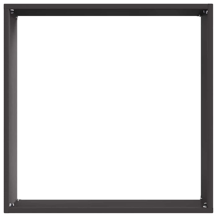 Bordura per Prato Nero 40 x 40 x 13 cm Acciaio 874702