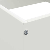 Bordura per Prato Bianco 40 x 40 x 13 cm Acciaio 874704