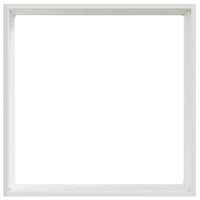 Bordura per Prato Bianco 40 x 40 x 13 cm Acciaio 874704
