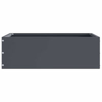 Bordura per Prato Antracite 40 x 40 x 13 cm Acciaio 874706