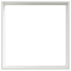 Bordura per Prato 6 pcs Bianco 50 x 50 x 13 cm Acciaio 874719