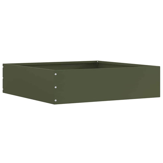 Bordura per Prato Oliver verde 50 x 50 x 13 cm Acciaio 874722