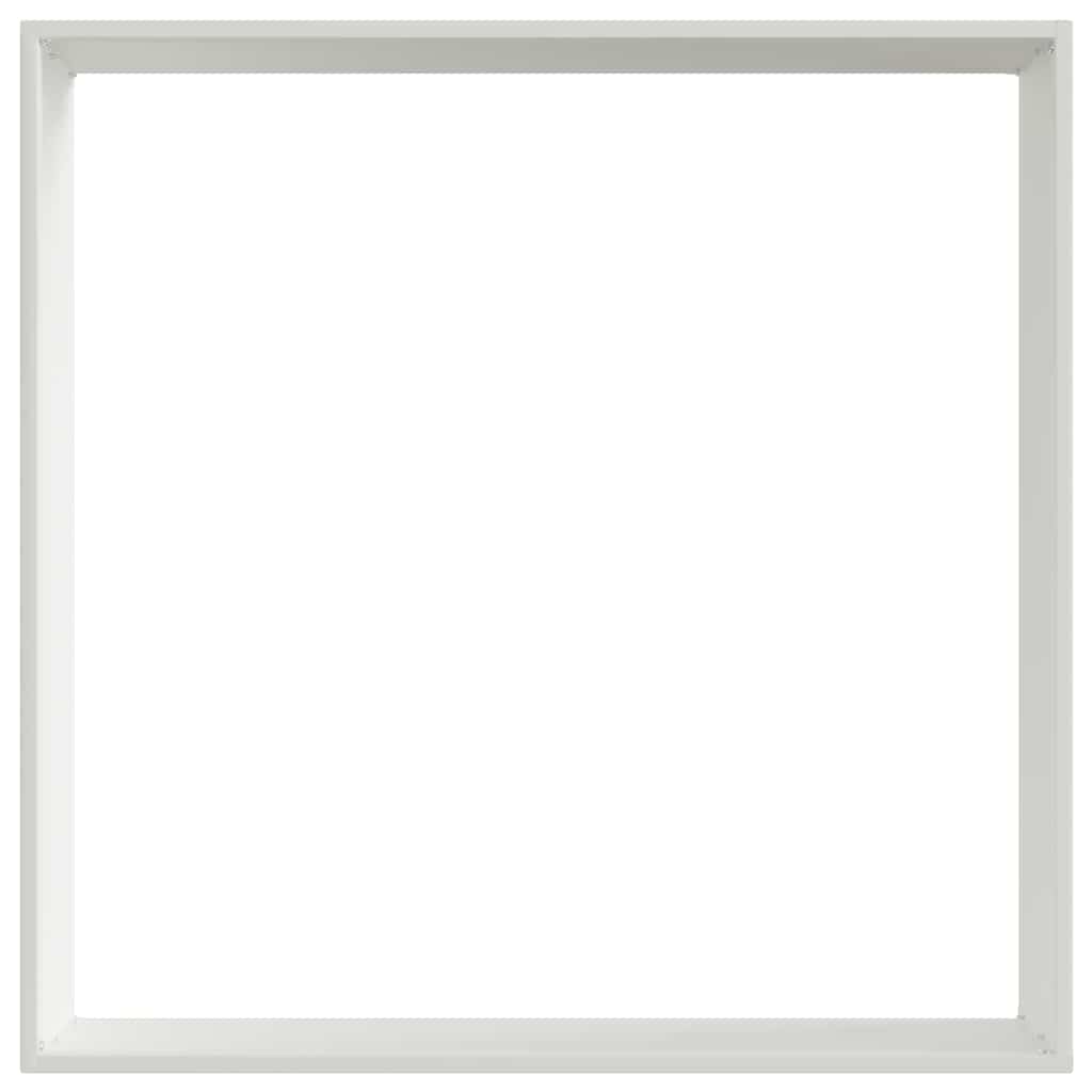 Bordura per Prato Bianco 60 x 60 x 13 cm Acciaio 874732