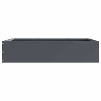 Bordura per Prato Antracite 60 x 60 x 13 cm Acciaio 874734