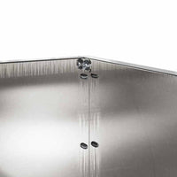 Bordura per Prato Argento 60 x 60 x 13 cm Acciaio inossidabile 874738