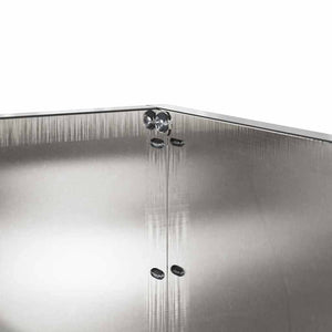 Bordura per Prato Argento 60 x 60 x 13 cm Acciaio inossidabile 874738